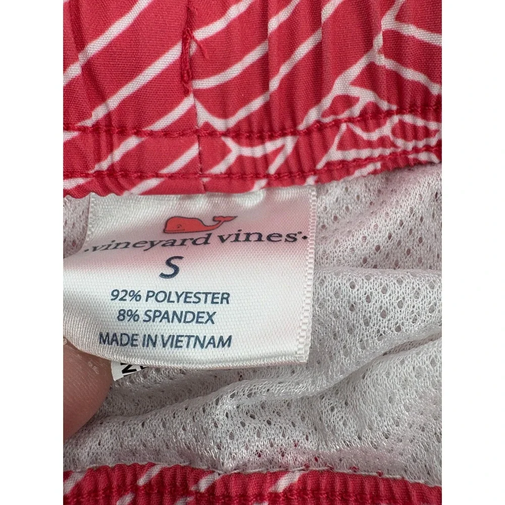 Vineyard Vines Mens Swim Trunks Boats Coral Reef Pattern Size‎ S